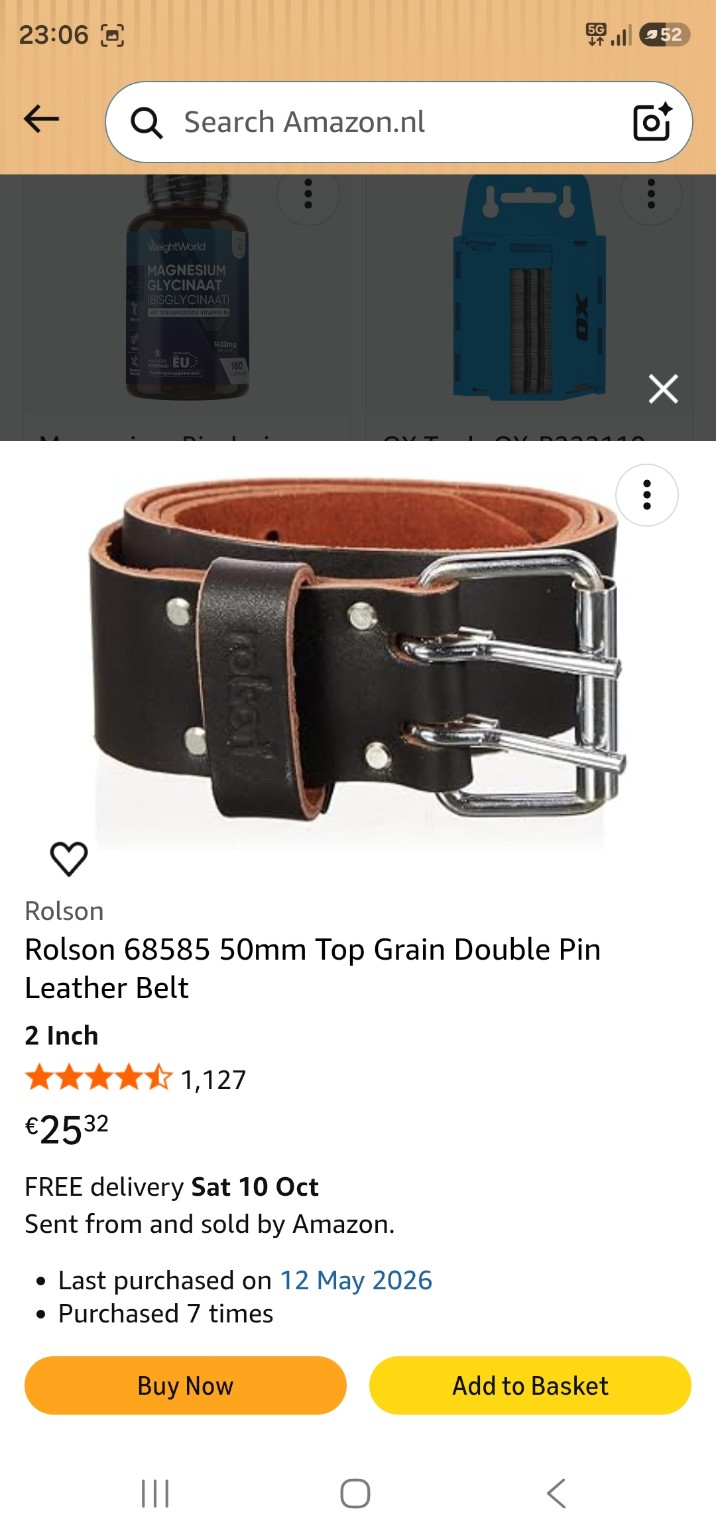 Rolson leather belt